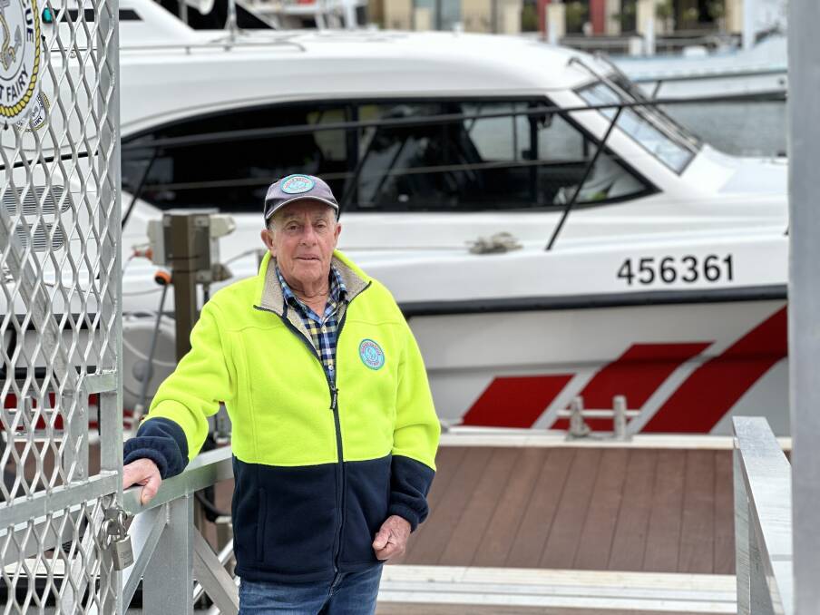 Grant Bedwell has been recognised for his work with the Port Fairy Marine Rescue Service. Picture by Katrina Lovell 