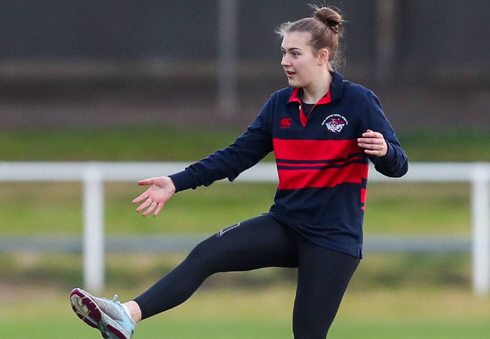 READY TO GO: Terang Mortlake's Grace Wareham will debut for Greater Western Victoria Rebels on Wednesday.