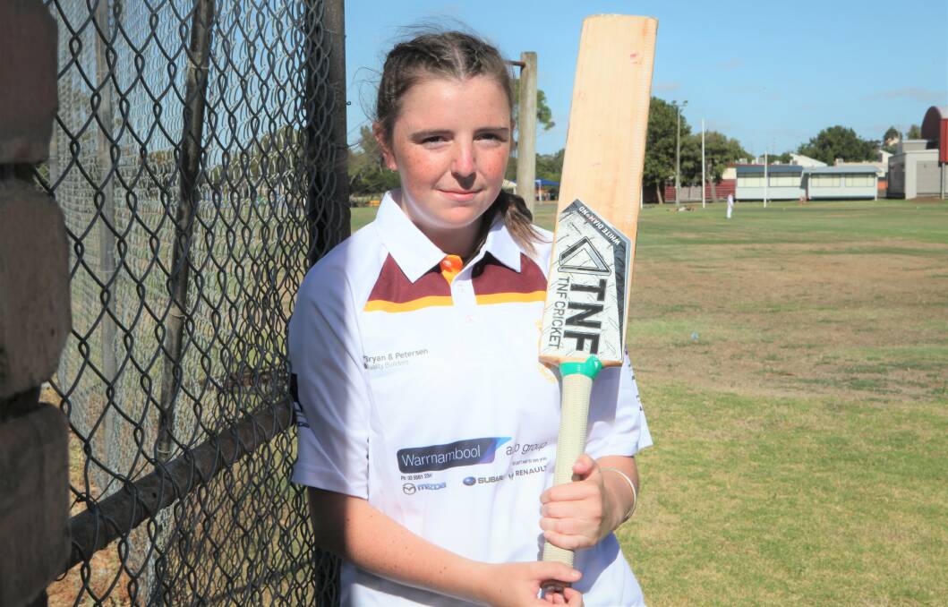BIG CHANCE: Nestles' Gabby Lenehan is bound for Hong Kong with the Cricket Without Borders program after an impressive season in the Warrnambool and District Cricket Association. Picture: Nick Ansell