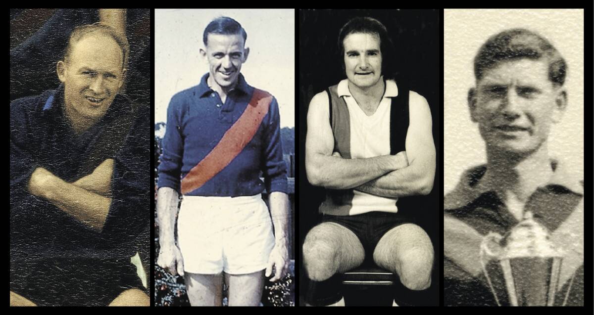 ICONS: Dick Wearmouth, Ian Blackburn, Brian Collins and George Swarbrick are the newest members of the Hampden league's Hall of Fame.