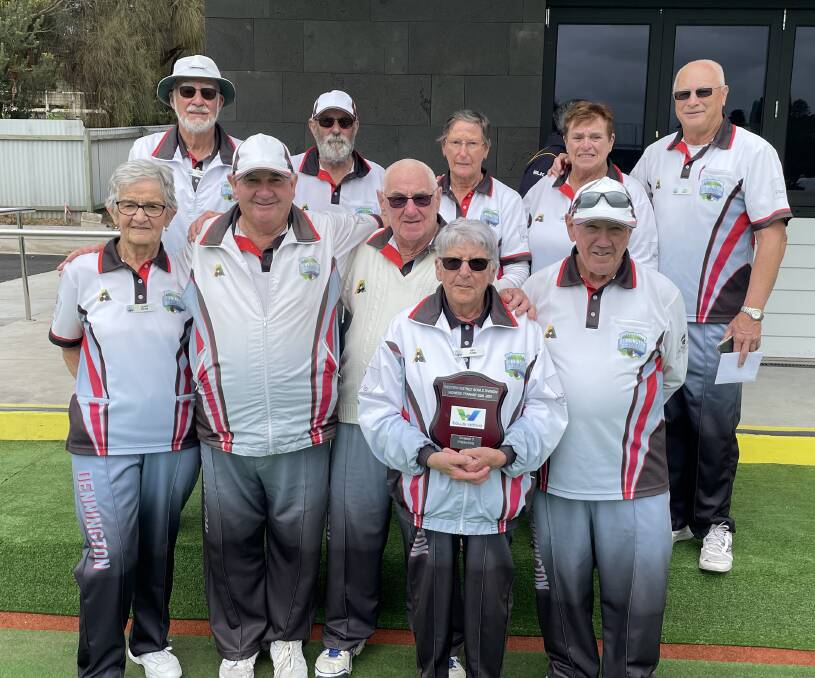 VICTORIOUS: Dennington Rays defeated Terang Red by 11 shots to claim the division three pennant. Picture: Sean Hardeman