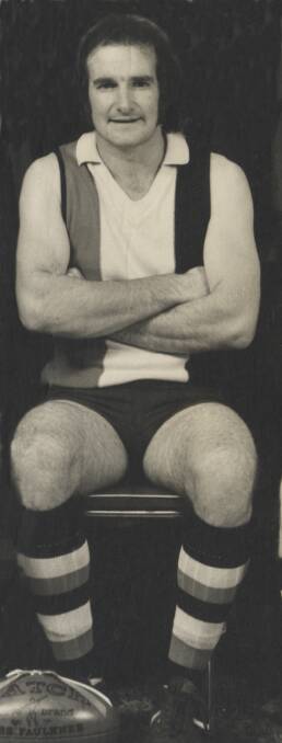 LEADING THE MARCH: Brian Collins played over 200 games for Koroit from 1963-81.