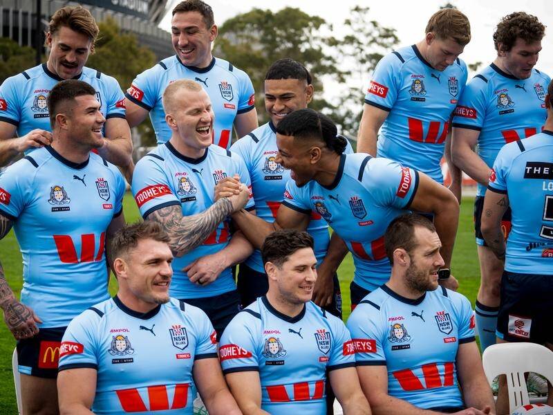 NSW are embracing the challenge which awaits them in the Origin decider at Suncorp Stadium. (Thomas Parrish/AAP PHOTOS)