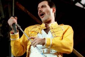 Freddie Mercury led the band Queen until his death aged 45 in 1991. (AP PHOTO)
