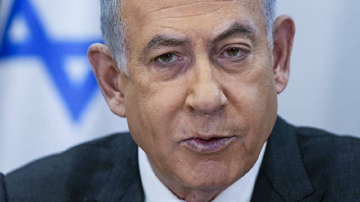 Israeli Prime Minister Benjamin Netanyahu is set to travel to the US and will address Congress. (AP PHOTO)