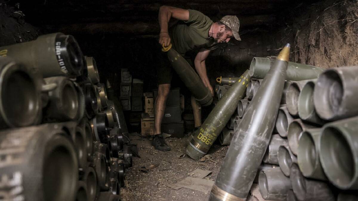 Ukrainian strikes on the Donetsk region were said to have killed at least two people. (AP PHOTO)