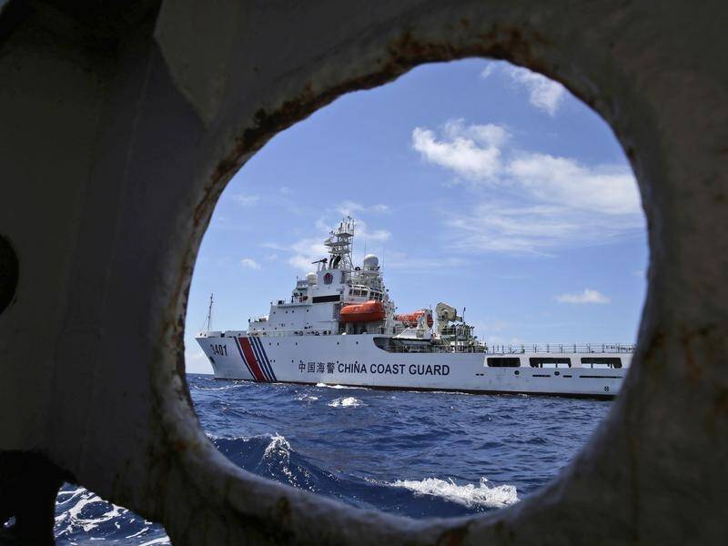 China's coastguard began regular patrols around the Taiwan-controlled Kinmen islands this month. (AP PHOTO)