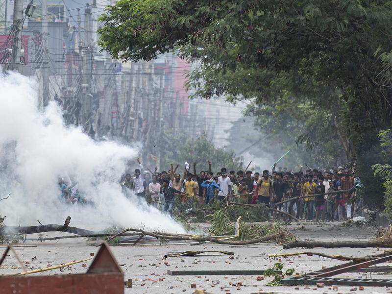 Recent clashes in Bangladesh followed similar violent protests ahead of January's national elections Photo: AP PHOTO