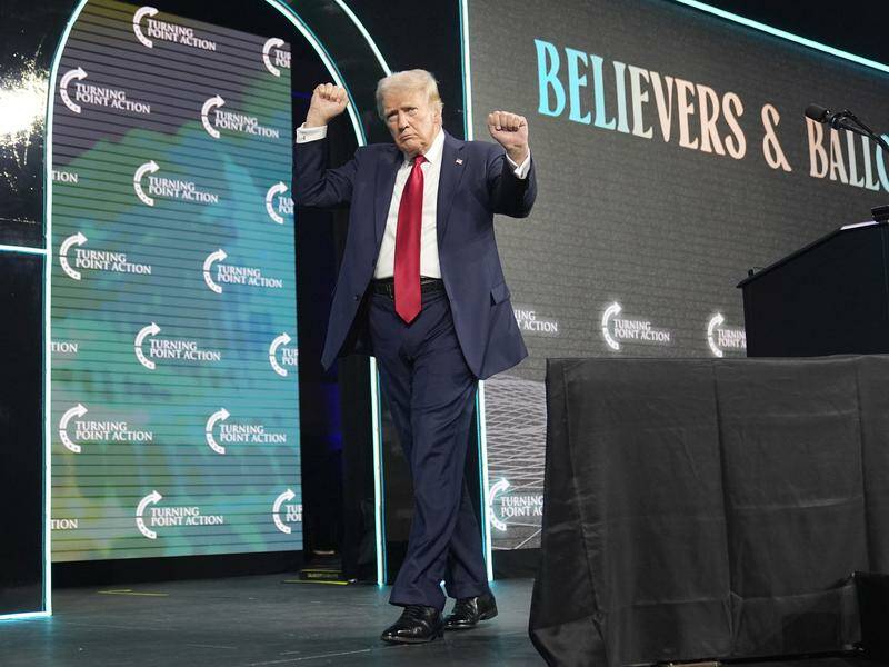 Presidential candidate Donald Trump said he'll fix it so Christians won't need to vote. Photo: AP PHOTO