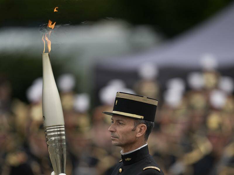 The Alsace man was suspected of "a willingness to intervene" during the Olympic torch relay. Photo: AP PHOTO