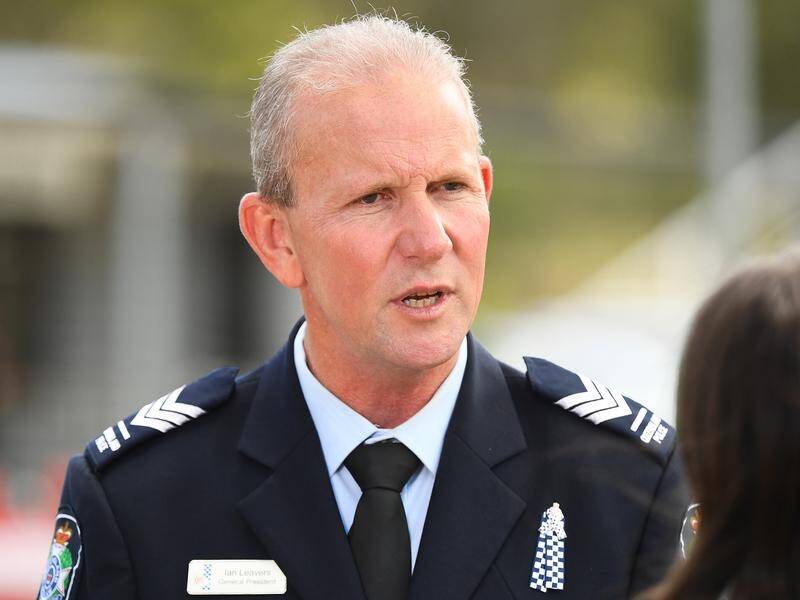 Queensland Police Union's Ian Leavers says the criminal age of responsibility should not be raised. (Jono Searle/AAP PHOTOS)