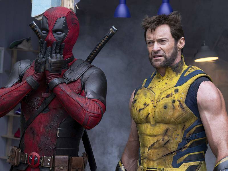 Deadpool & Wolverine with Ryan Reynolds (left) and Hugh Jackman (right) has raked in ticket sales. Photo: AP PHOTO