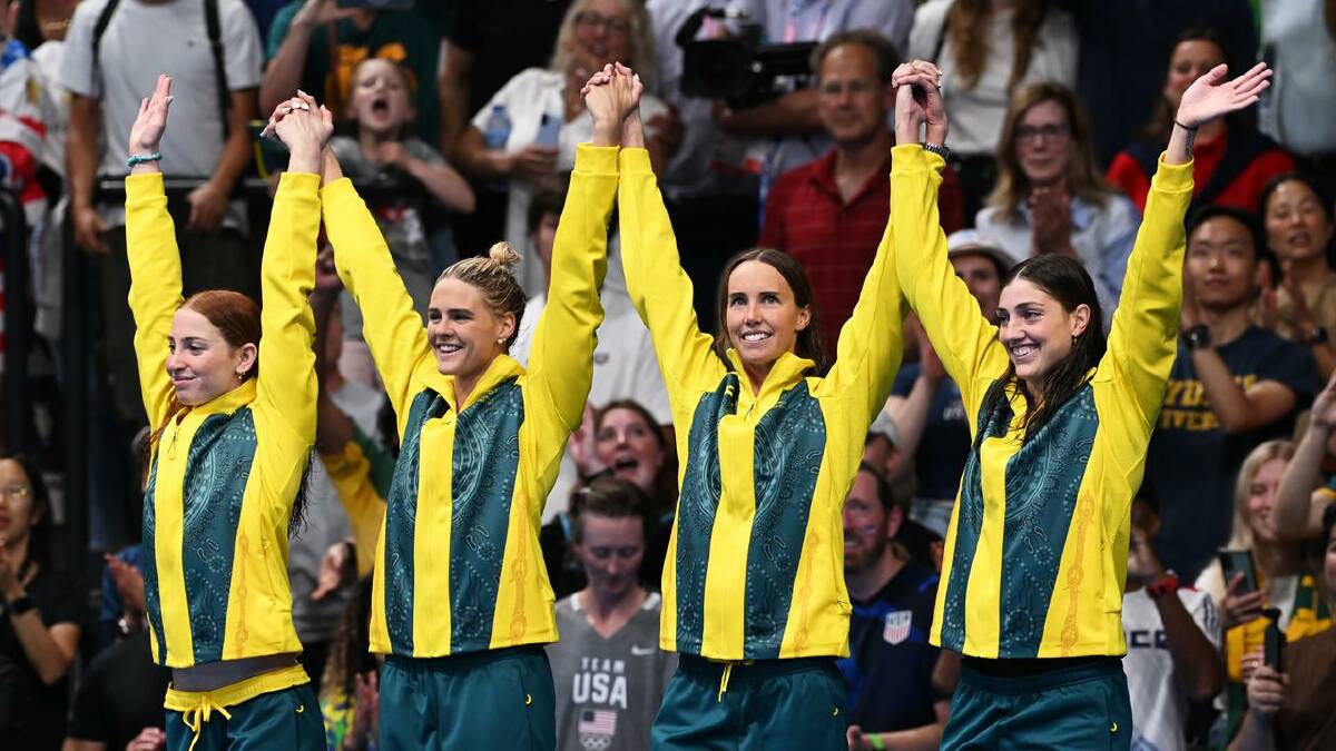 Australia's Olympic dominance of the women's 4x100m freestyle relay has continued. (Dave Hunt/AAP PHOTOS)