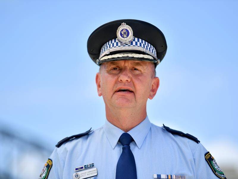 Assistant Commissioner Brett McFadden says speed will be looked at as a factor in Sunday's crash. (Bianca De Marchi/AAP PHOTOS)