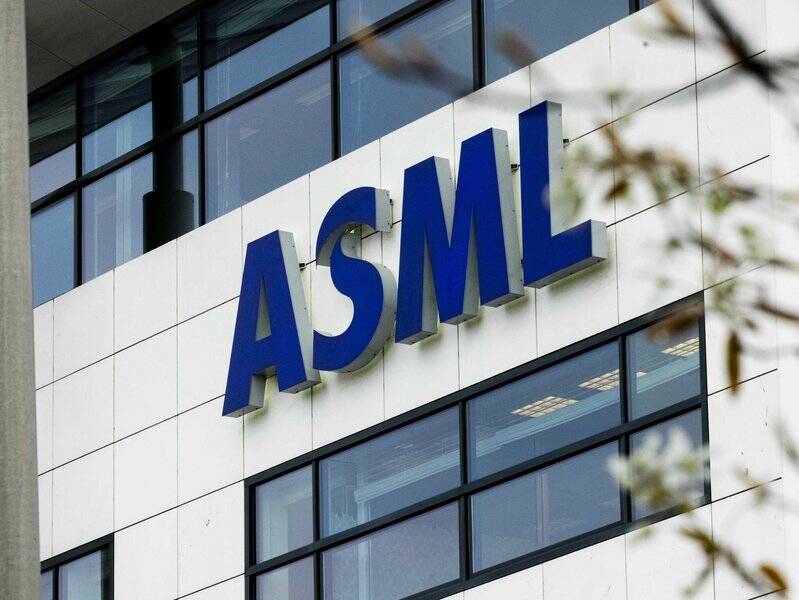 Shares in ASML dropped as much as 7.7 per cent despite reporting a better-than-expected profit. Photo: EPA PHOTO