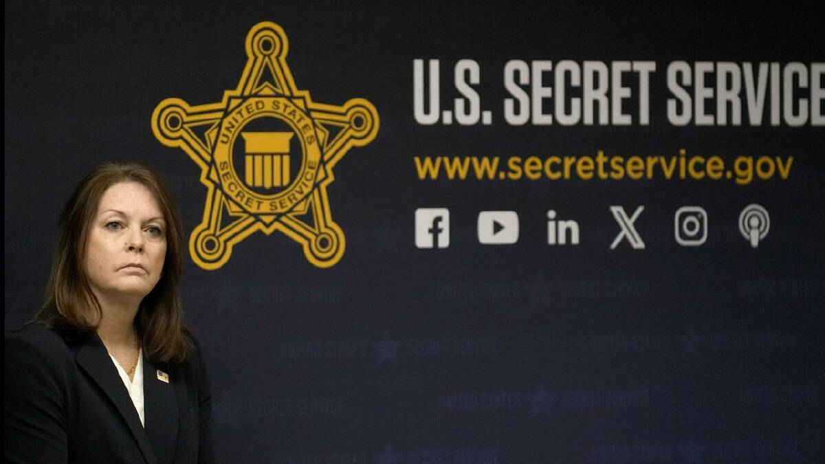 Secret Service Director Kimberly Cheatle is expected to appear at a congressional hearing. (AP PHOTO)