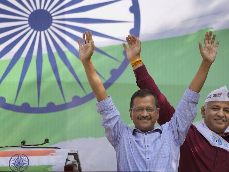 Aam Aadmi Party chief Arvind Kejriwal's pre-trial detention has been extended by a court. (AP PHOTO)
