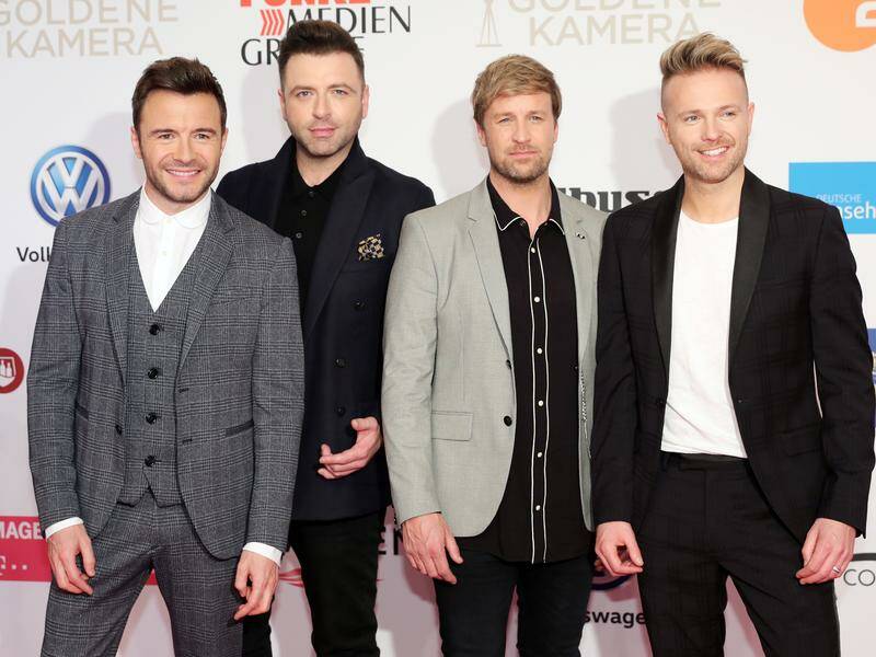 Westlife didn't sing The Ordinary Road, which was created using world-first AI technology. Photo: EPA PHOTO