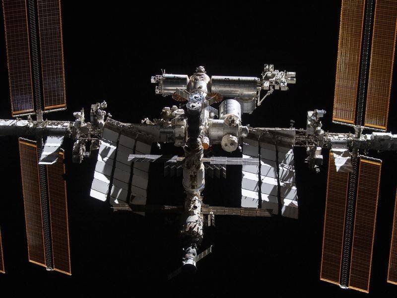 Astronauts on the International Space Station have taken shelter for about an hour. (AP PHOTO)