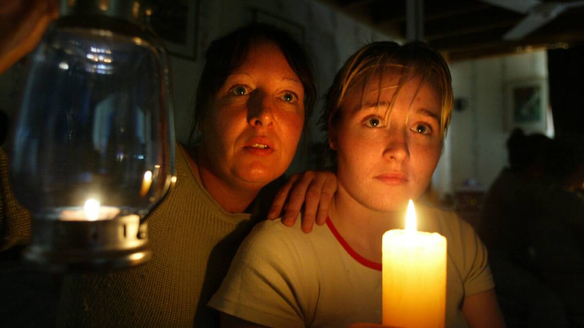 Ghost story hunters Auzanne Sharples and her daughter Cheryl Quarrell.
