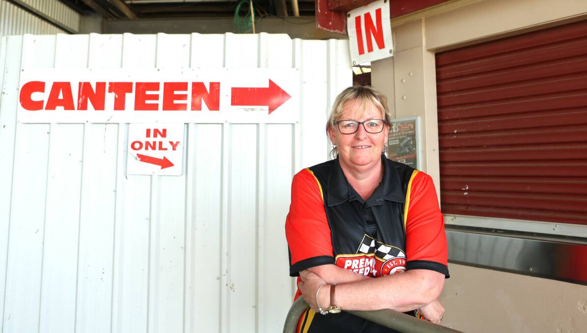 Premier Speedway member Kath Billings is looking for a community organisation to help with the speedway canteen. Picture by Anthony Brady