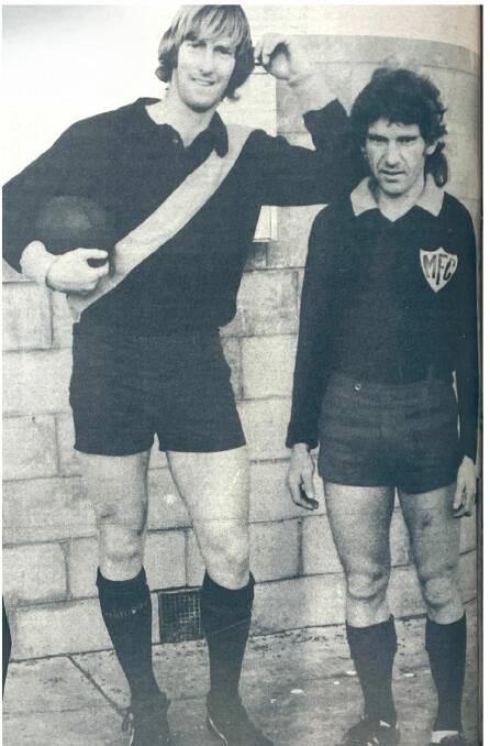 Merrivale coach Bert Peperkamp and star player Robbie Lowe in July 1979. File picture