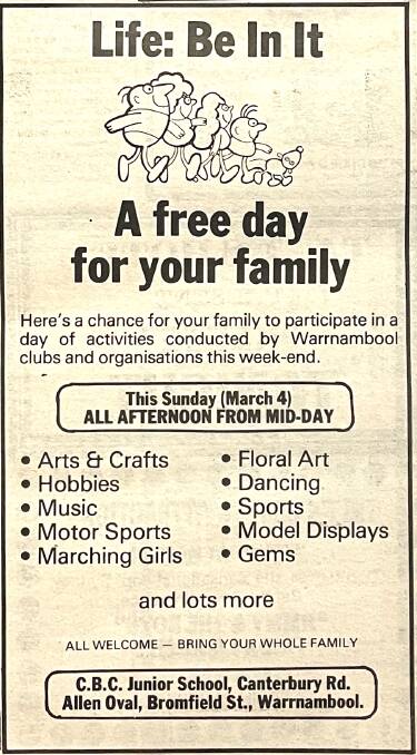 A Life Be In It advertisement from The Standard from 1979. File picture