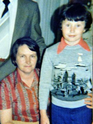 Dave Hughes with his late mother Carmel. Picture supplied
