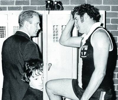Kevin Neale and Allan Jeans grew close during their time together at St Kilda in the 1960s and early '70s.