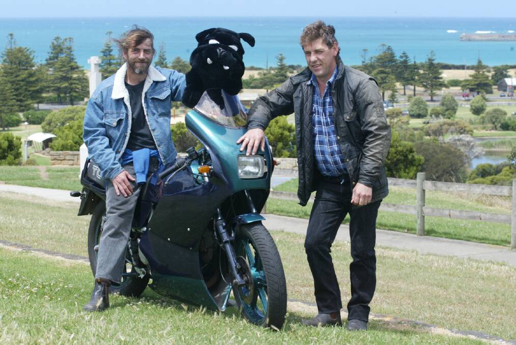 Warrnambool motorcyclists Trevor Warnecke and Terry Dridan took part in the annual toy run for charity.